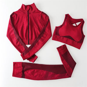 Open image in slideshow, Women Fitness Yoga Sets
