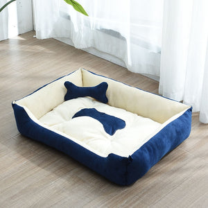 Open image in slideshow, Super Soft Dog Bed with Waterproof Bottom
