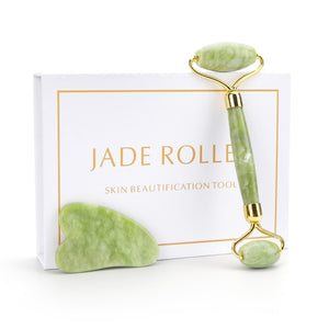 Open image in slideshow, Natural Jade Anti-aging Roller
